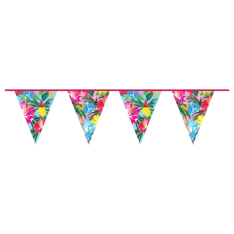 Vimpelguirlande Tropiske Blomster