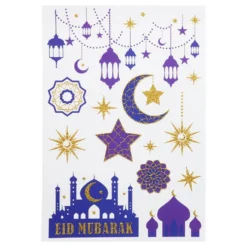 Vinduesstickers Eid Mubarak