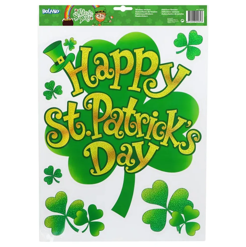 Vinduesstickers Happy St Patricks Day