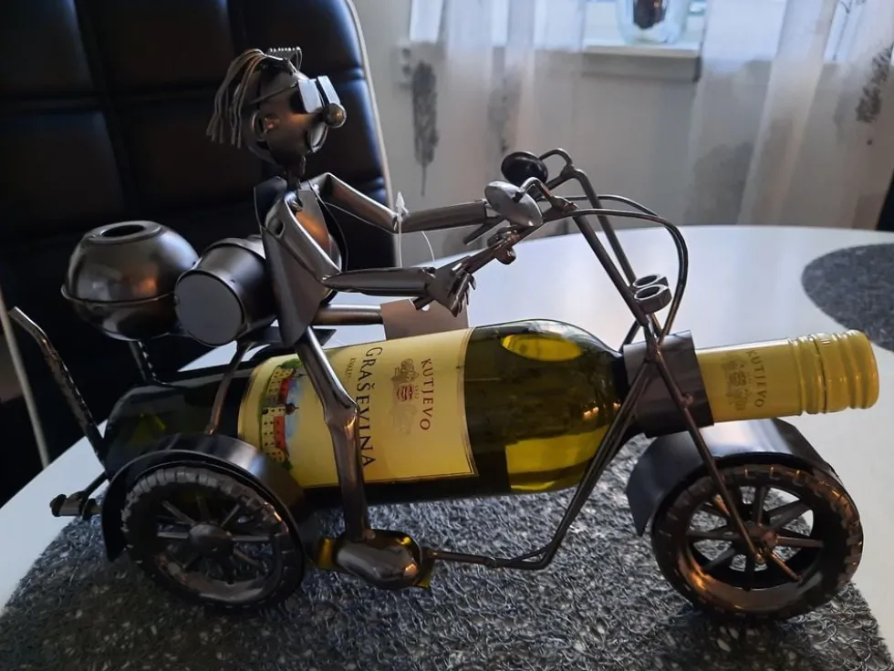 Vinflaskeholder Motorcykelfører