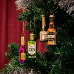 Vin- & Spiritusflaske Juletræspynt