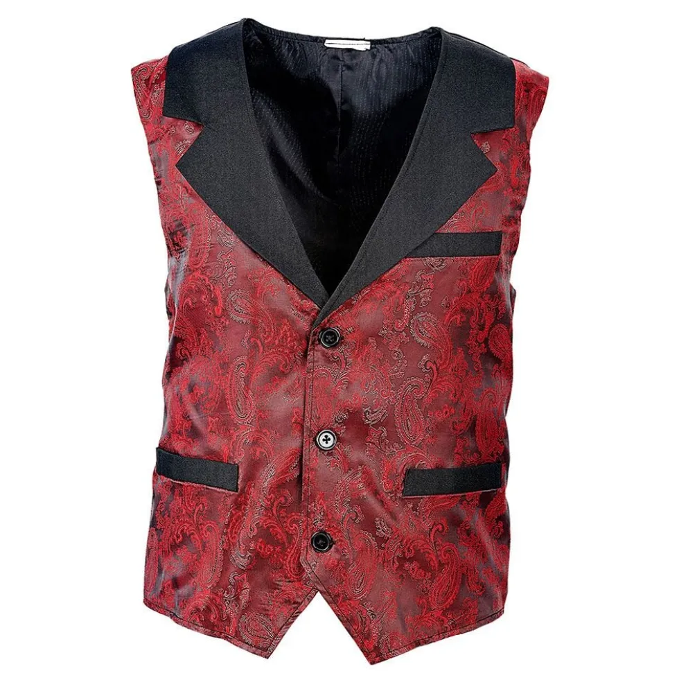 Vintage Jacquard Vest Vinrød