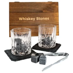 Whiskey Stone Sæt med Glas