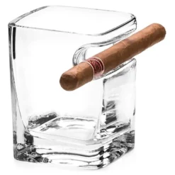 Whiskyglas med Cigarholder