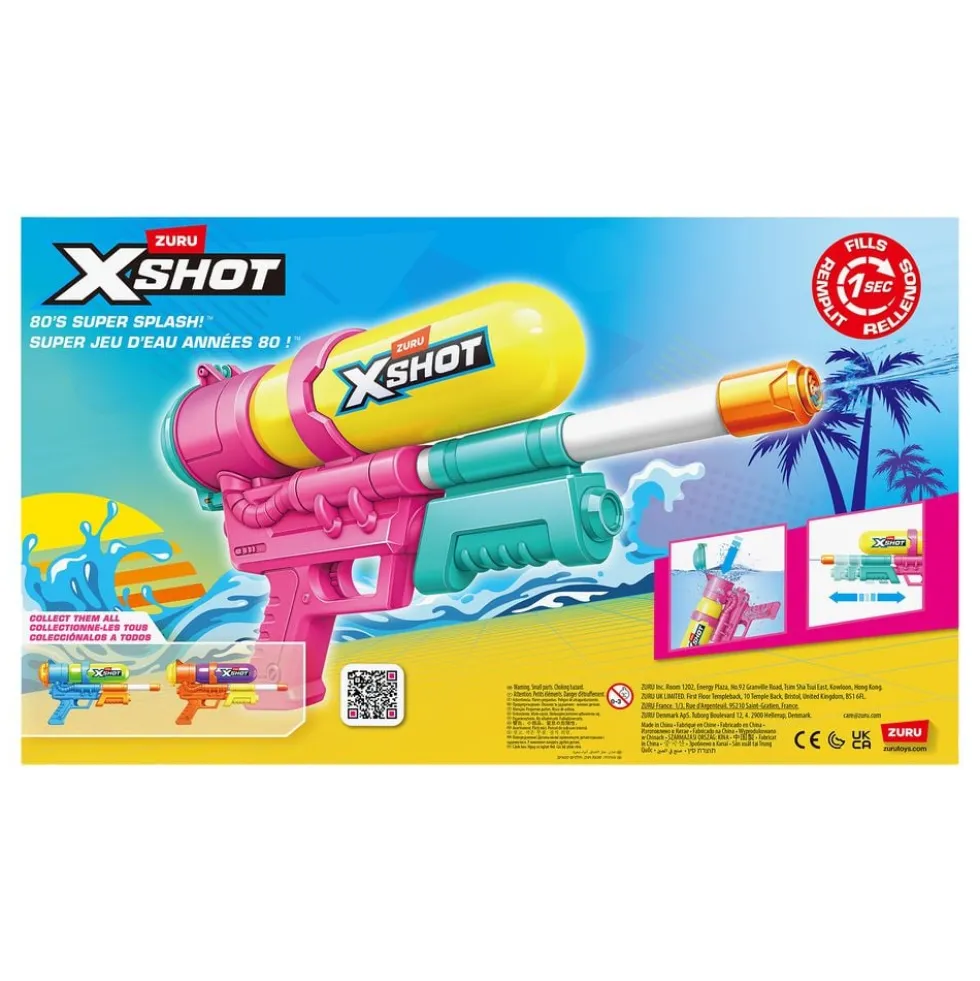X-Shot Water Fast Fill Retro Water Blaster Vandpistol