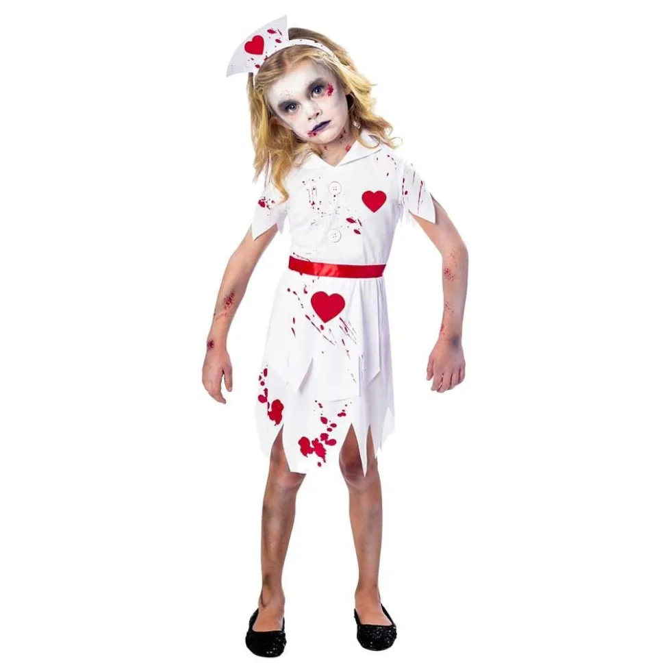 Zombie Sygeplejerske Børnekostume